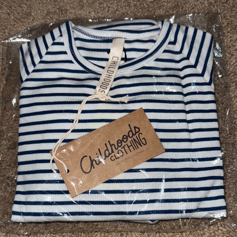 Royal Stripe Blue Childhoods Night Set 4T